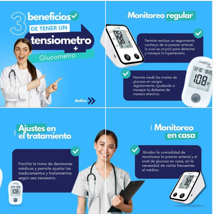 Glucómetro Digital para Monitoreo de Glicemia