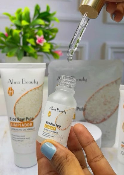 Kit Facial Extracto De Arroz Alma Beauty